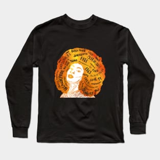 Black History is more than slavery Long Sleeve T-Shirt